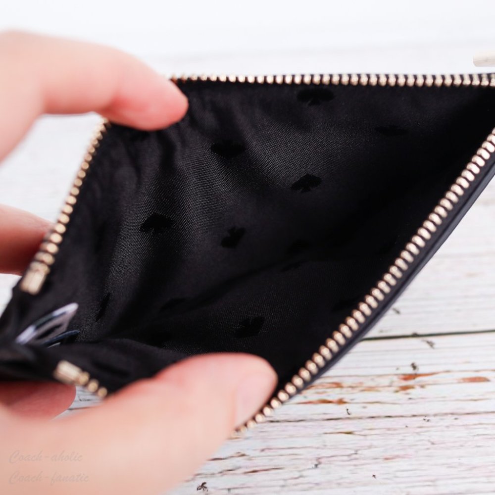 NWT Kate Spade Staci Large Leather Slim Card Holder Wallet in Black - Picture 9 of 9